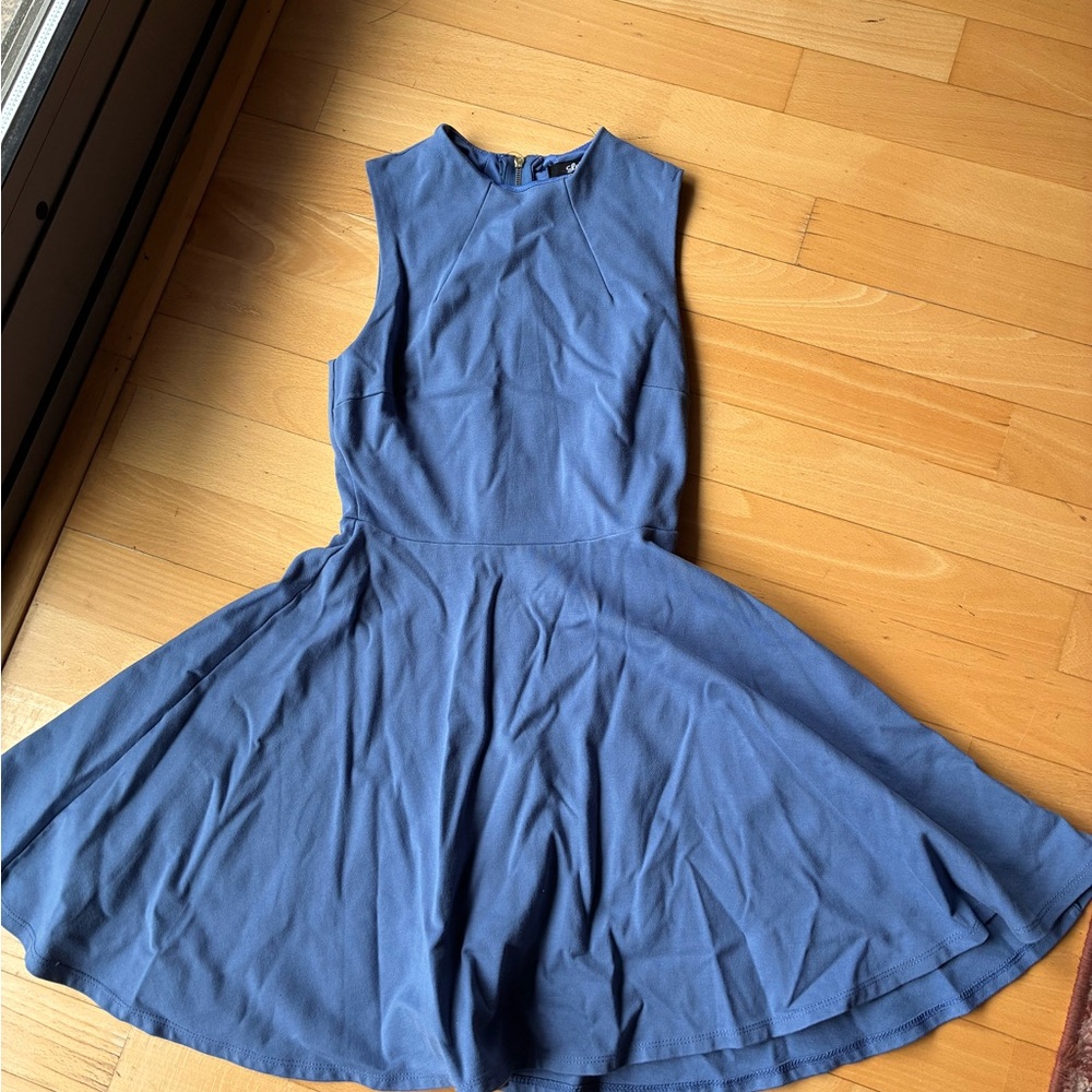 Lulu's Classic Blue Mini Dress